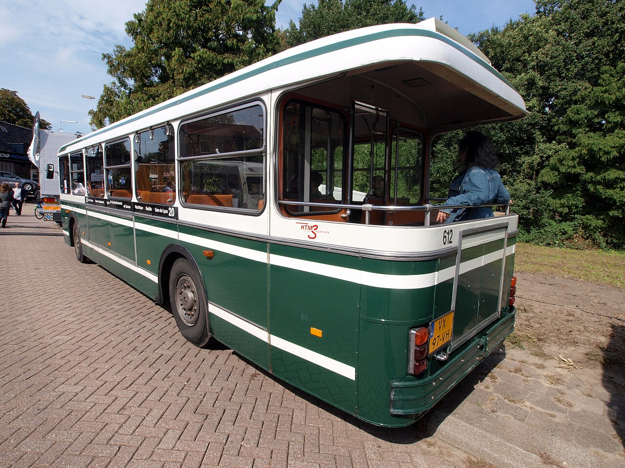 A preserved 1977 Saviem SC10U standard French city bus.