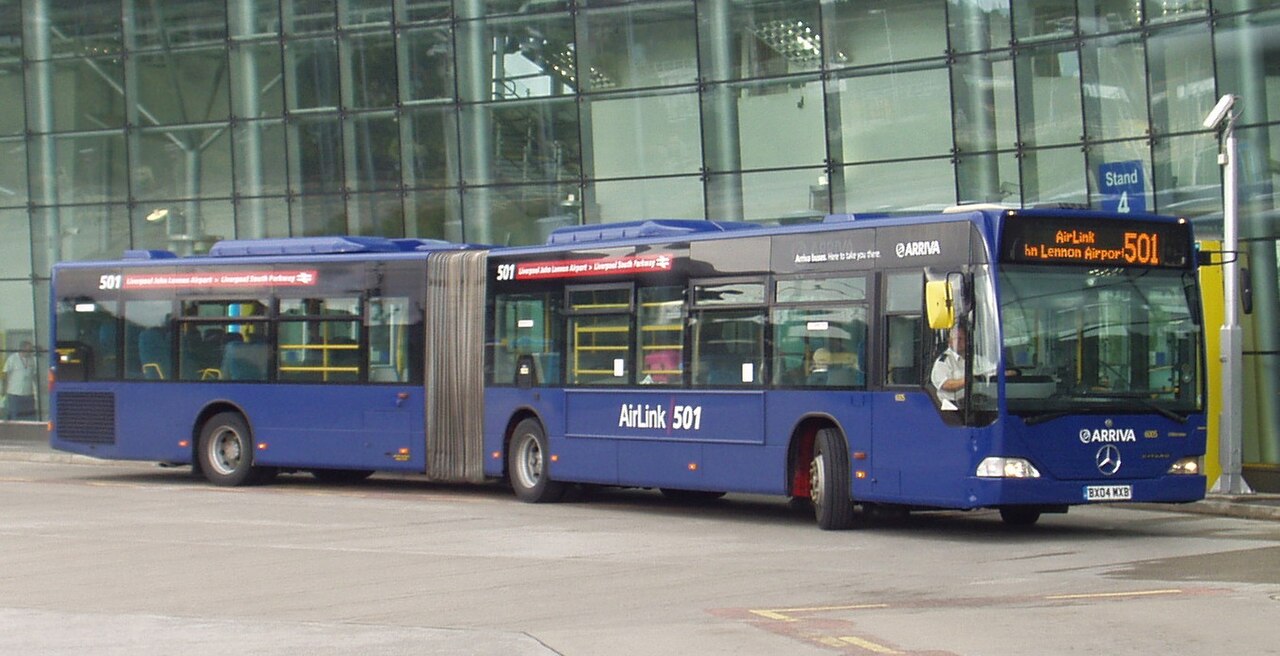 Mercedes-Benz O530G articulated Citaro bendy bus in the United Kingdom