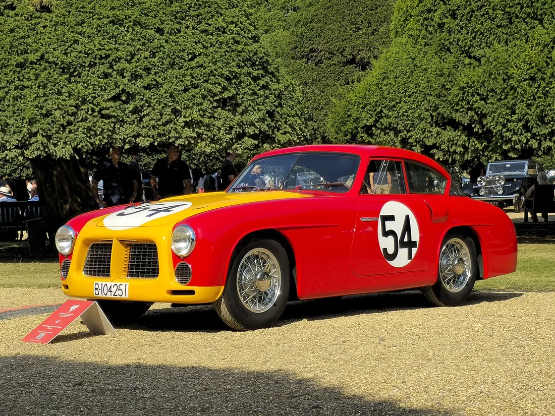 A 1952 Pegaso Z-102 Berlinetta sports car built by ENASA.