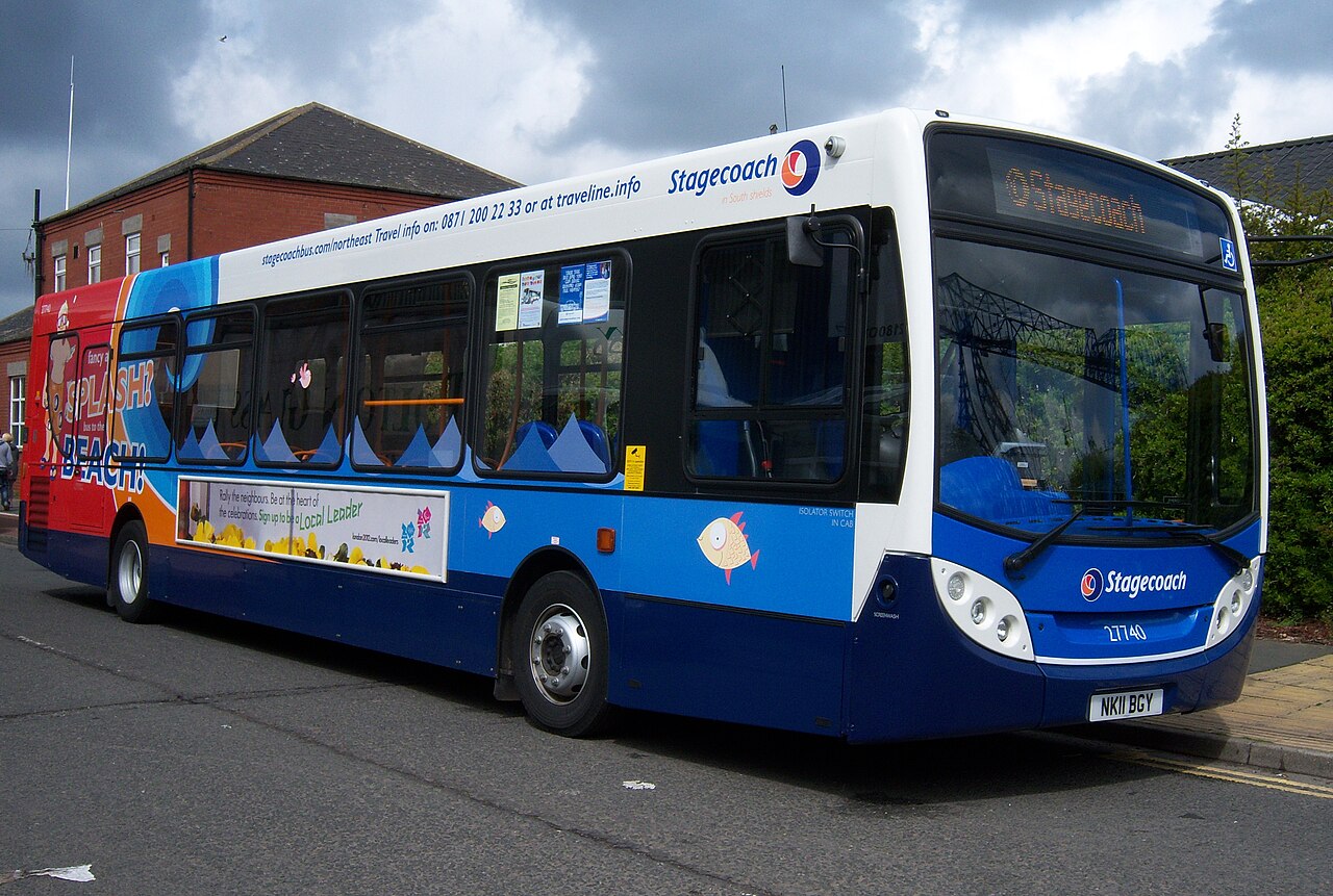 A Stagecoach Alexander Dennis Enviro300 full-size single-decker bus