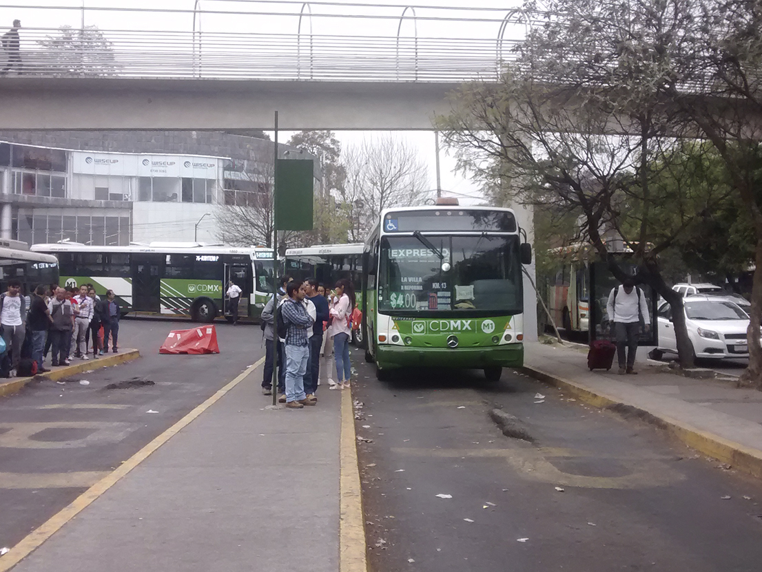 A Marcopolo Torino Express urban city bus in service on an urban route.