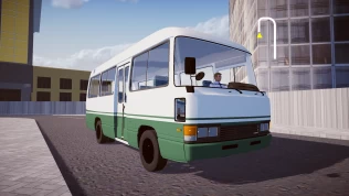 Download Mod Toyota Coaster Deluxe 1983 – Classic Minibus Mod - Proton Bus Simulator
