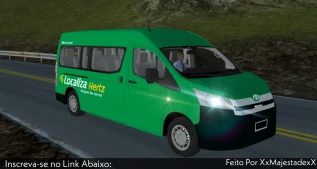 Download Mod Toyota Hiace 2019 Localiza – Compact Van Bus Mod - Proton Bus Simulator