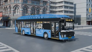 LiAZ-6274 Electric Bus Mod — Moscow 3-Pack | PBS