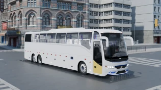 Download Mod Volvo 9700 PX 6x2 – Mexican Tri-Axle Coach Mod - Proton Bus Simulator