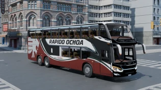Laksana Legacy SR2 Scania – Double-Decker Bus Mod