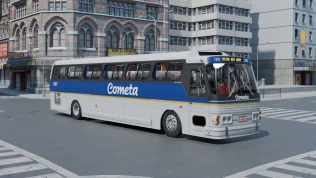Download Mod CMA Flecha Azul Scania K113 – Brazilian Coach Mod - Proton Bus Simulator