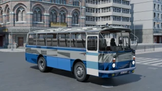 LAZ-697R Tourist — Soviet Intercity Coach Mod