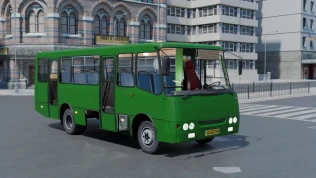 Bogdan A092 — Ukrainian Isuzu-Based Midibus Mod