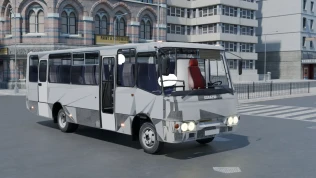 Bogdan A093 — Stretched Ukrainian Midibus Mod