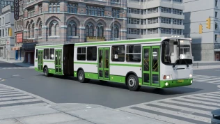 Download Mod LiAZ-6212.00 — Russia's First Serial Articulated Bus - Proton Bus Simulator