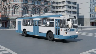 Download Mod ZiU-682G-016 (017) — Last Serial ZiU Trolleybus Mod - Proton Bus Simulator