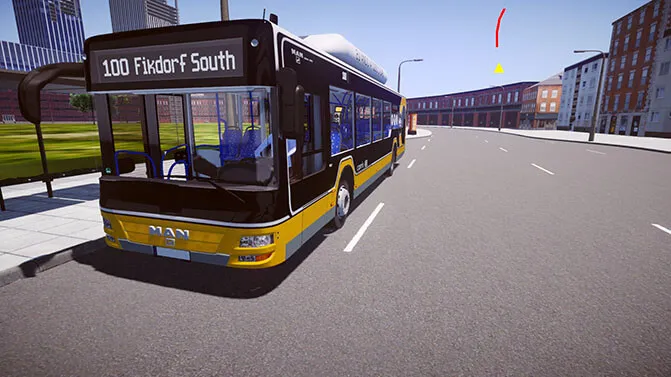Mod MAN Lion's City A21 (Diesel & CNG) – NL263/273 Bus Mod Download - Vista Principal/Lateral (Proton Bus Simulator)
