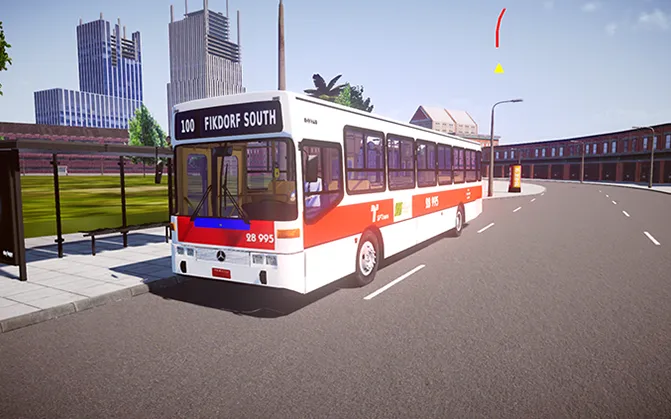 Mod Mercedes-Benz O-371 UP (Monobloco) – Classic Brazilian Bus Mod - Vista Principal/Lateral (Proton Bus Simulator)