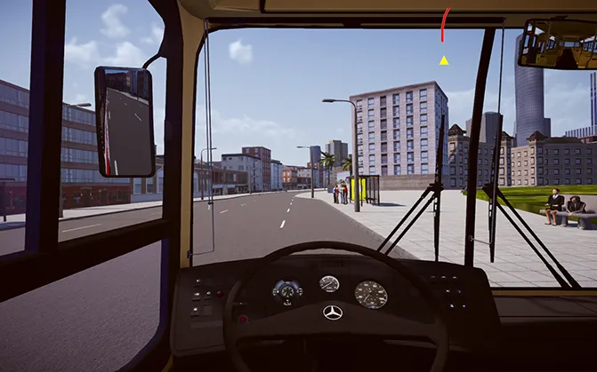 Mod Mercedes-Benz O-371 UP (Monobloco) – Classic Brazilian Bus Mod - Interior e Painel (Proton Bus Simulator)