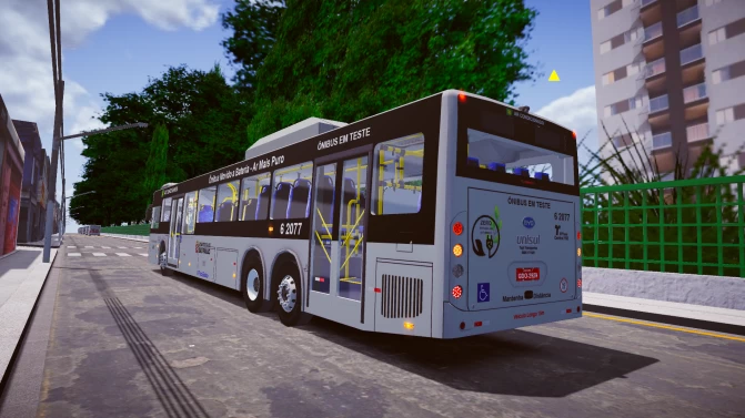 Mod BYD K10A (6x2) – 15m Electric Bus - Interior e Painel (Proton Bus Simulator)