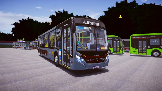 Mod Caio Millennium IV MB 0-500U BlueTec 5 - Vista Principal/Lateral (Proton Bus Simulator)