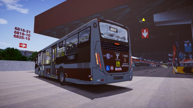 Mod Caio Millennium IV MB 0-500U BlueTec 5 - Interior e Painel (Proton Bus Simulator)