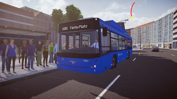 Mod SVaRZ-MAZ-6275 – Russian Trolleybus - Vista Principal/Lateral (Proton Bus Simulator)
