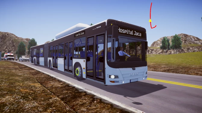 Mod MAN Lion's City A40 (5-Door) – Articulated - Interior e Painel (Proton Bus Simulator)