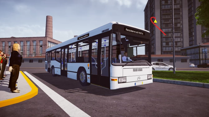Mod Mercedes-Benz O405 N2 Camo (3-Door) – Phase 2 - Vista Principal/Lateral (Proton Bus Simulator)