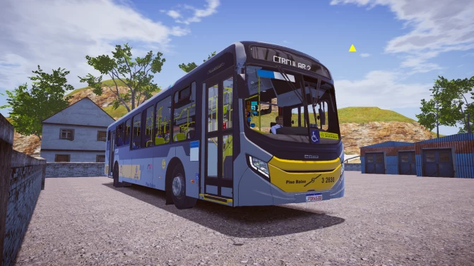 Mod Caio Millennium V – Volvo B250RLE (Grajaú/Gato Preto) - Vista Principal/Lateral (Proton Bus Simulator)