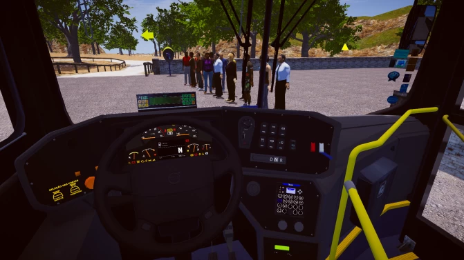 Mod Caio Millennium V – Volvo B250RLE (Grajaú/Gato Preto) - Interior e Painel (Proton Bus Simulator)
