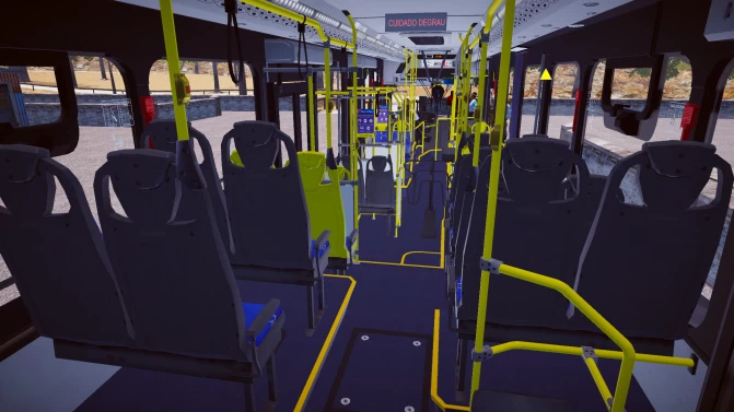 Mod Caio Millennium V – Volvo B250RLE (Grajaú/Gato Preto) - Detalhes e Acabamento (Proton Bus Simulator)