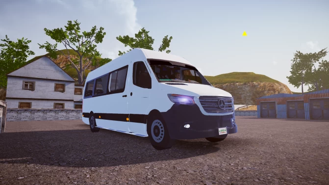Mod Mercedes-Benz Sprinter 2020 - Vista Principal/Lateral (Proton Bus Simulator)
