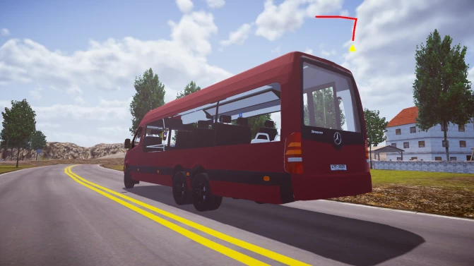 Mod Mercedes-Benz Sprinter City 77 (6x2) - Interior e Painel (Proton Bus Simulator)