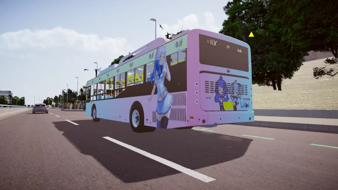 Mod Yutong H12 Hybrid (ZK6125CHEVNPG35) – Modern Chinese City Bus - Interior e Painel (Proton Bus Simulator)