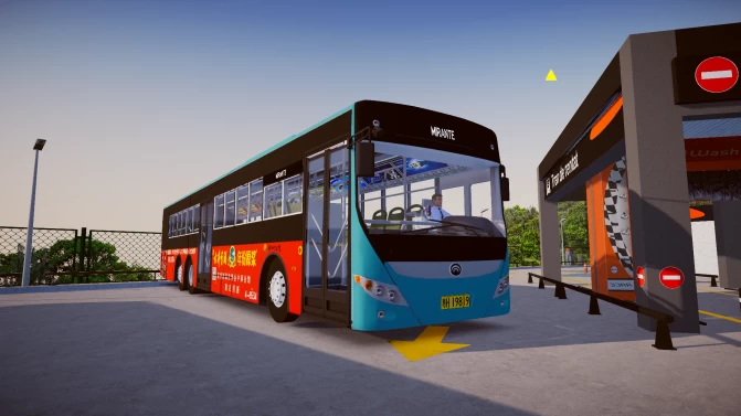 Mod Yutong H14 (3-Axle) Hybrid – ZK6140CHEVNPG3 Mod - Vista Principal/Lateral (Proton Bus Simulator)