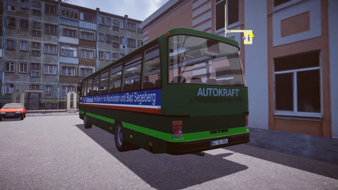Mod Setra S 215 UL (Classic 1976-1995) – Vintage Intercity Bus Mod - Vista Principal/Lateral (Proton Bus Simulator)