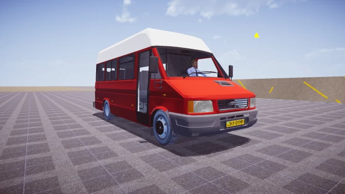 Mod Iveco TurboDaily 49-10 (v2.0) – Classic Van Mod - Vista Principal/Lateral (Proton Bus Simulator)