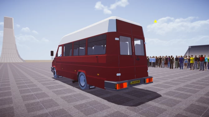 Mod Iveco TurboDaily 49-10 (v2.0) – Classic Van Mod - Interior e Painel (Proton Bus Simulator)