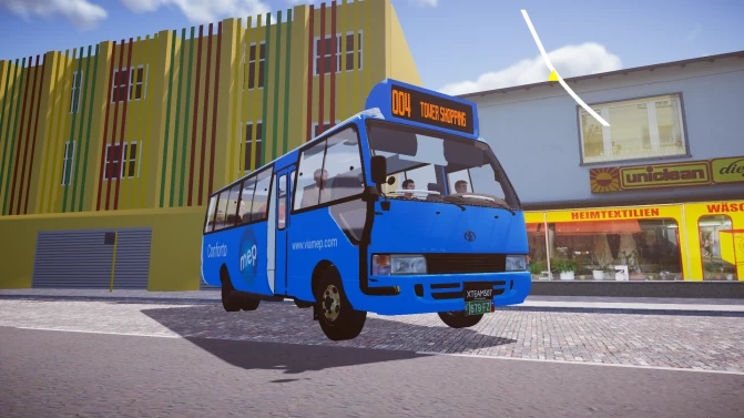 Mod Toyota Coaster Minibus – Public Transport & Utility Mod - Interior e Painel (Proton Bus Simulator)