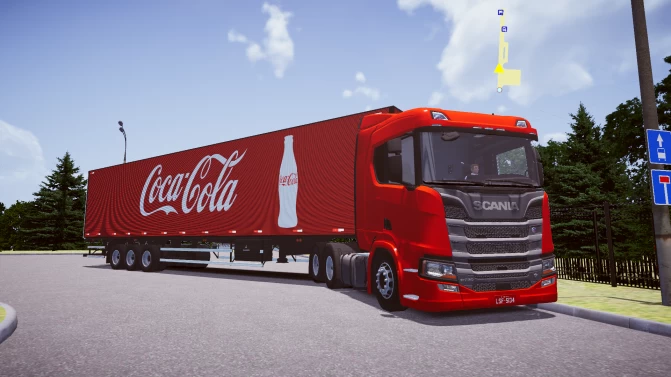 Mod Scania R730 V8 Streamline (Correios & Coca-Cola) – Truck Mod Download - Detalhes e Acabamento (Proton Bus Simulator)