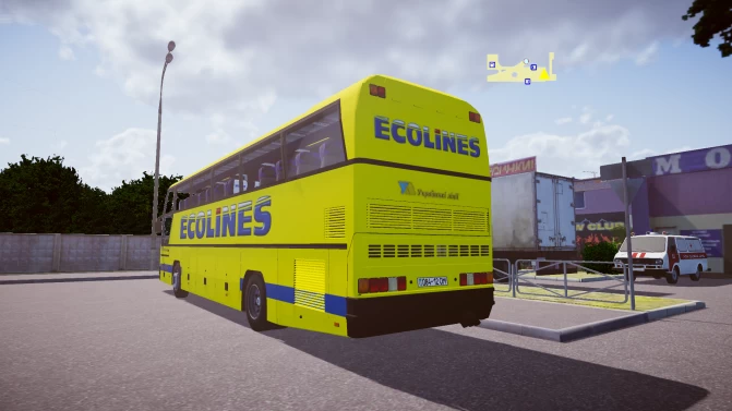 Mod Neoplan N116 Cityliner (Classic) – Luxury Coach Mod Download - Vista Principal/Lateral (Proton Bus Simulator)