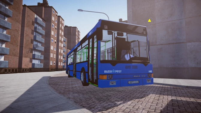 Mod Ikarus 412.10C Low Floor – City Bus Mod for Proton Bus Simulator - Vista Principal/Lateral (Proton Bus Simulator)