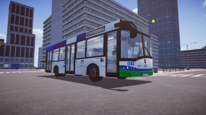 Solaris Urbino 10 2011 city bus in urban environment for Proton Bus Simulator