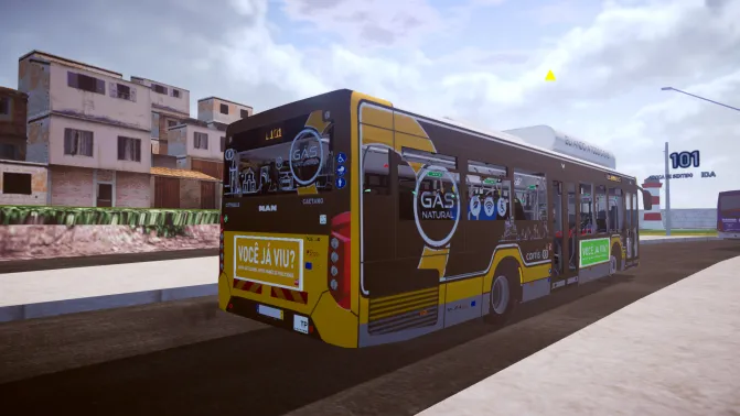 Mod Caetano City Gold (MAN 18.310) – Portuguese City Bus Mod Download - Interior e Painel (Proton Bus Simulator)