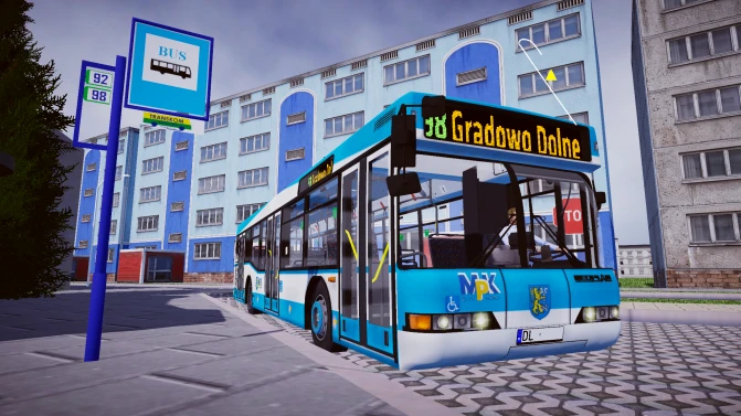 Mod Neoplan N4016 NF – German Low-Floor City Bus Mod - Vista Principal/Lateral (Proton Bus Simulator)