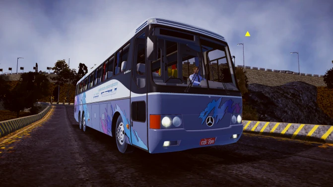 Mod Mercedes-Benz O-400 RSD Monobloco – Brazilian Coach Mod - Vista Principal/Lateral (Proton Bus Simulator)