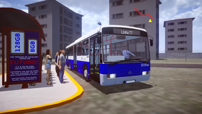 Mod MB O-345 - Vista Principal/Lateral (Proton Bus Simulator)