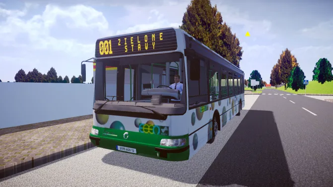 Mod Proton Bus Simulator: Irisbus Agora S - Realistic City Bus Mod - Vista Principal/Lateral (Proton Bus Simulator)