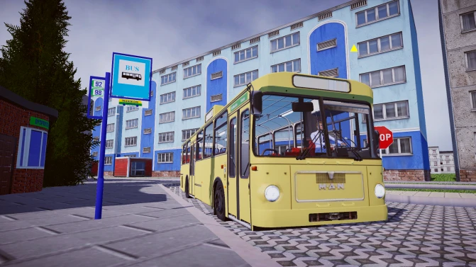 Mod MAN SL200 Standardlinienbus – 2-Door City Bus Mod - Vista Principal/Lateral (Proton Bus Simulator)