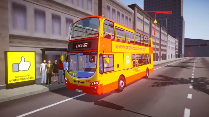 Mod Volvo B9TL Gemini 2 DD - Vista Principal/Lateral (Proton Bus Simulator)