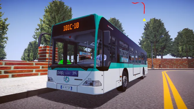 Mod Mercedes-Benz O530 French - Vista Principal/Lateral (Proton Bus Simulator)