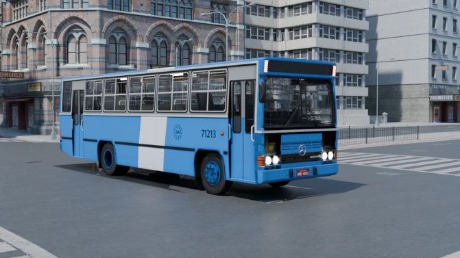 Mod Caio Amélia MB LPO-1113 Bus Mod – Proton Bus Sim - Vista Principal/Lateral (Proton Bus Simulator)