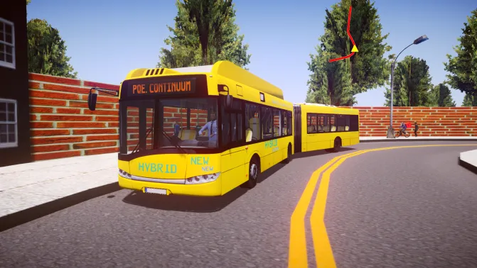 Mod Solaris Urbino 18 Hybrid - Vista Principal/Lateral (Proton Bus Simulator)